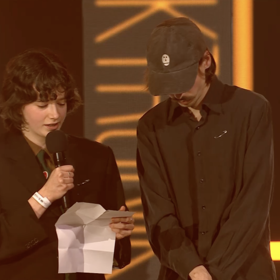 Z pódia ostře zkritizovala Izrael za genocidu v Gaze a nečekaně se opřela i do generálního partnera večera, firmy Coca-Cola.