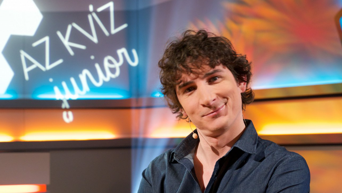 FOTO: Moderátor Jan Adámek v pořadu AZ-kvíz Junior.