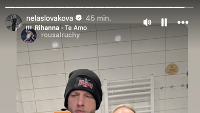FOTO: Nela Slováková svého partnera velmi podporuje.