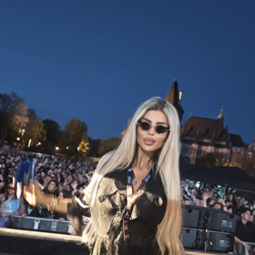 Lela Ceterová si užila hudební akci v Budapešti.