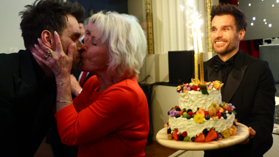 FOTO: Dojemné momenty z premiéry Leoše Mareše.