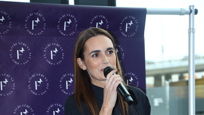 FOTO: Daniela Brzobohatá moderovala akci Ivety Fabešové.