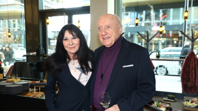 FOTO: Dagmar Patrasová a Felix Slováček rozdávali úsměvy.