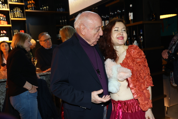 FOTO: Felix Slováček se bavil s Evou Toulovou.