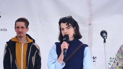 FOTO: Antonie Fromanová na slavnostním zahájení výstavy živých tropických motýlů nazvané Motýli: Umění přežít.