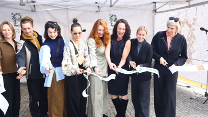 FOTO: Slavnostní přestříhávání pásky.