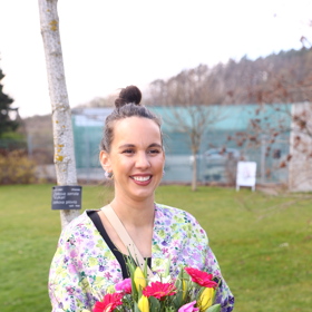 Michaela Tomešová byla ve skvělé náladě.