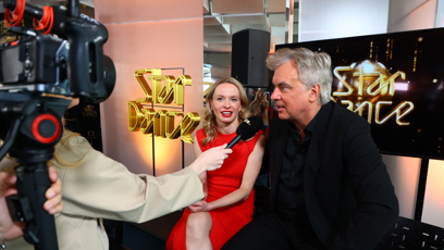 FOTO: Tomáš Matonoha a Lenka Nora Návorková při rozhovoru pro eXtra.cz.