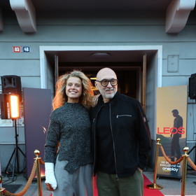 Vendula Wronka Fialová s manželem Leškem Wronkou. 