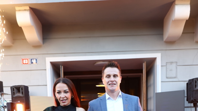 FOTO: Agáta Hanychová s manželem na premiéře dokumentu Leoš.