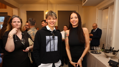 FOTO: Vysmátá Agáta Hanychová.