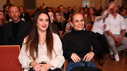 FOTO: Monika Absolonová v hledišti.