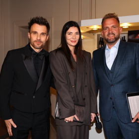 Nechyběl ani moderátor Libor Bouček, který Leošovu kariéru sleduje od začátku. 