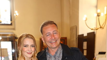 FOTO: Šárka Vaňková s Petrem Vondráčkem rozdávali úsměvy na všechny strany.