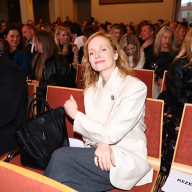 Herečka Aňa Geislerová dorazila na premiéru dokumentu Leoše Mareše.