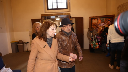 FOTO: Jaroslav Uhlíř dorazil s manželkou.