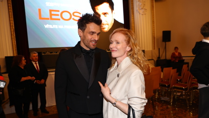 FOTO: Leoš Mareš s Aňou Geislerovou.