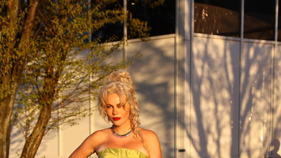 FOTO: Žofie Dařbujánová vsadila na šaty jak na ples.