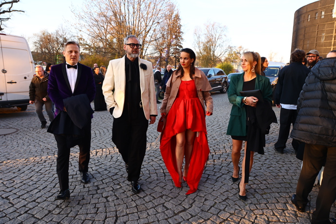 FOTO: Herečka Michaela Tomešová s moderátorem Honzou Dědkem.