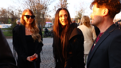 FOTO: Eva Burešová byla jako dáma v černé.