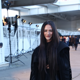 Eva Burešová dorazila v černém.