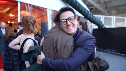 FOTO: Renne Dang se vřele objal s Jakubem Kotkem.