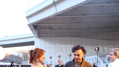 FOTO: Renne Dang v doprovodu Natálie Halouzkové.