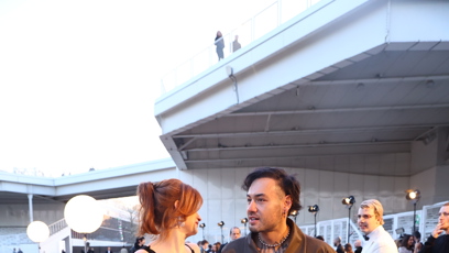 FOTO: Renne Dang v doprovodu Natálie Halouzkové.