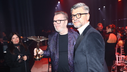 FOTO: Richard Müller se svým manažerem.