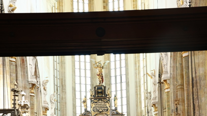 FOTO: Pohřeb Jana Potměšila se konal v chrámu Matky Boží před Týnem v Praze.