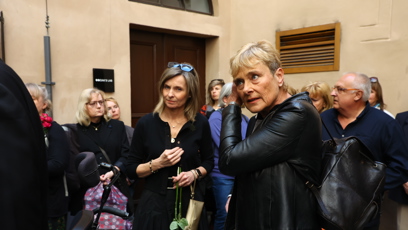 FOTO: Na pohřeb dorazila Marie Retková.