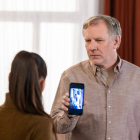 Adrianu už delší dobu pronásleduje stalker, který má její staré lechtivé fotky. Nyní je pošle i Evženovi.