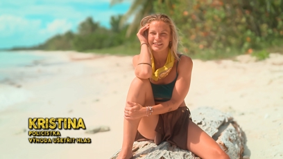 FOTO: Kristina je před kmenovkou zbytečně vystresovaná.