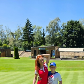 Romana Pavelková golf miluje.