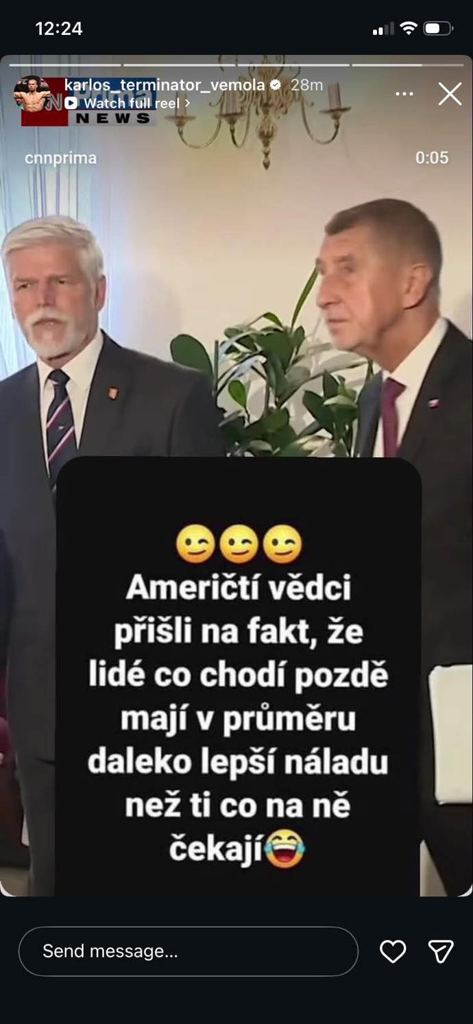 FOTO: Karlos Vémola si rýpnul do Petra Pavla.