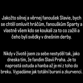 Jáchym Suchánek se vypsal na Instagramu.
