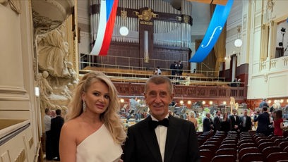 FOTO: Monika Babišová s manželem na zahájení Pražského jara.