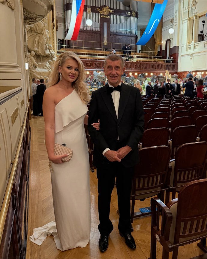 FOTO: Monika Babišová s manželem na zahájení Pražského jara.