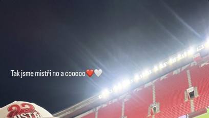 FOTO: Jakub Mareš na stadionu.