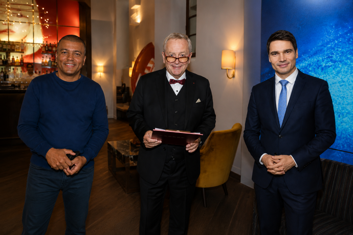 FOTO: Moderátoři Rey Koranteng, Alexander Hemala a Daniel Stach.