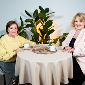 Herečka Lenka Termerová navštívila talkshow Na kafeečko.
