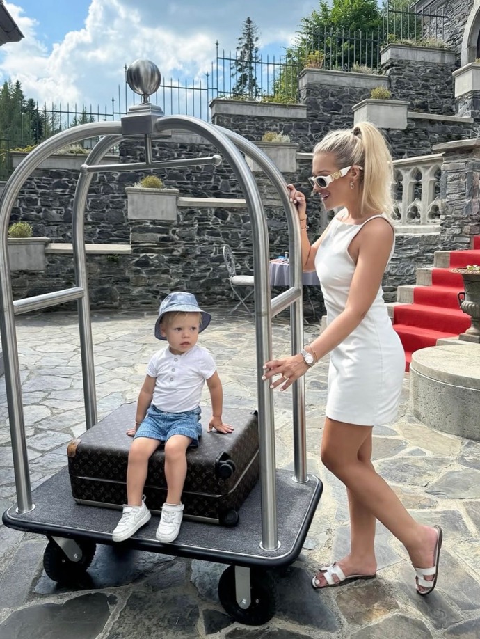FOTO: Dominka Myslivcová se synem.