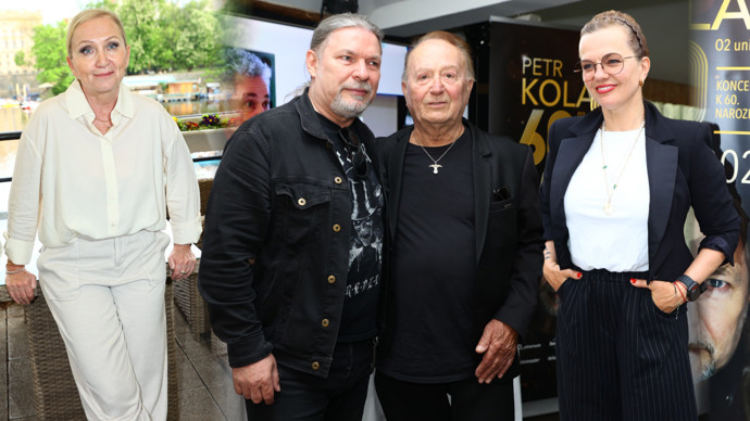FOTO: Hvězdy na křtu klipu Petra Jandy a Petra Koláře.
