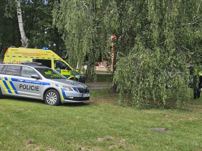 FOTO: Brutální napadení dívky v Pardubicích.