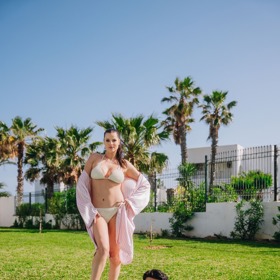 Influencerka Ornella Koktová a zpěvák Jan Bendig. 