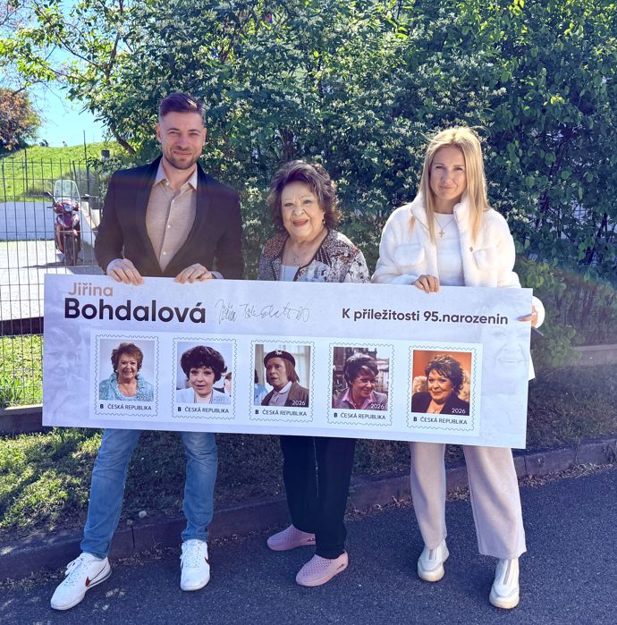 FOTO: Jiřina Bohdalová je nově na známkách.