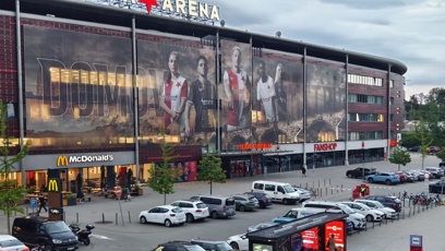 FOTO: Fotbalový stadion Eden.