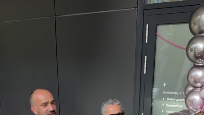 FOTO: Martin Dejdar po boku tatínka Veronici Biasiol.