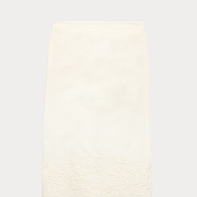 Midaxi sukně sloupového střihu s výšivkou z čisté bavlny, Marks&Spencer, 1999 Kč