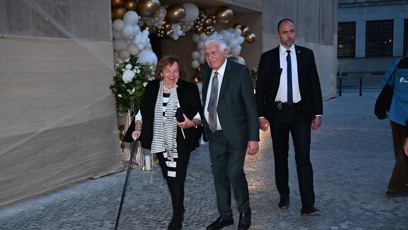 FOTO: Livia s manželem odcházeli dobře naladěni.